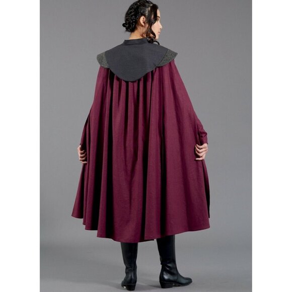 McCalls M7854 6 to 14 Costume Dress, Cloak Cosplay Steampunk Sewing Pattern GoT - Picture 6 of 9